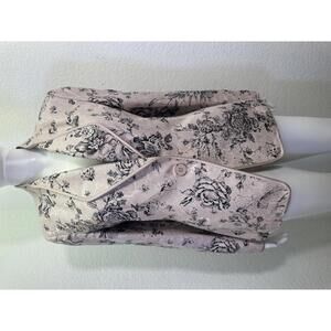 Sz 4 Linda Allard Ellen Tracy Pink Black Jacquard Silk Blend Blazer Corpcore